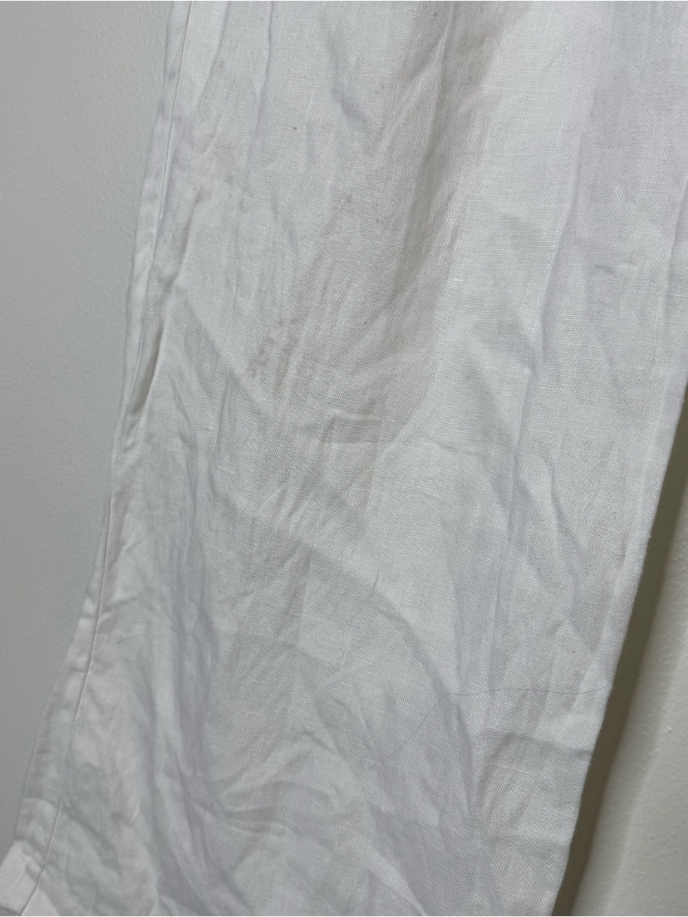 Reformation Olina 100% Linen Wide Leg Drawstring Waist Pull On Breezy Pant small - Picture 9 of 10